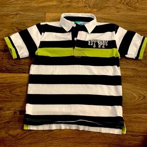 Tommy Hilfiger  green white and navy polo